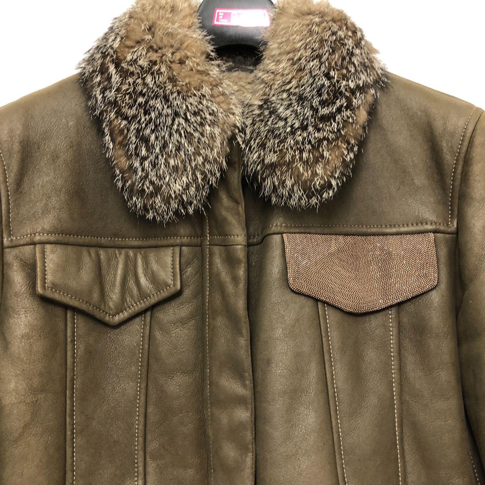 ブルネロクチネリ レディース革ジャケット