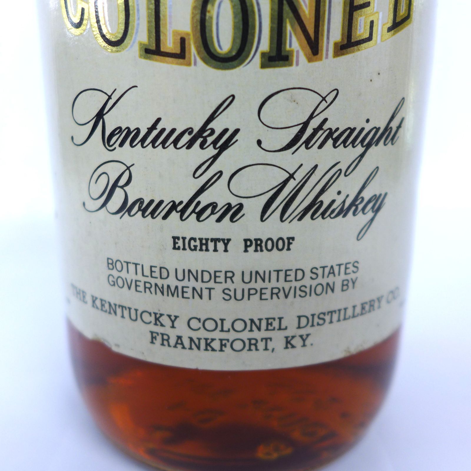 【未開封】KENTUCKY COLONEL バーボンウイスキー 未開栓 ケンタッキーコロネル バーボンウイスキー 旧ボトル