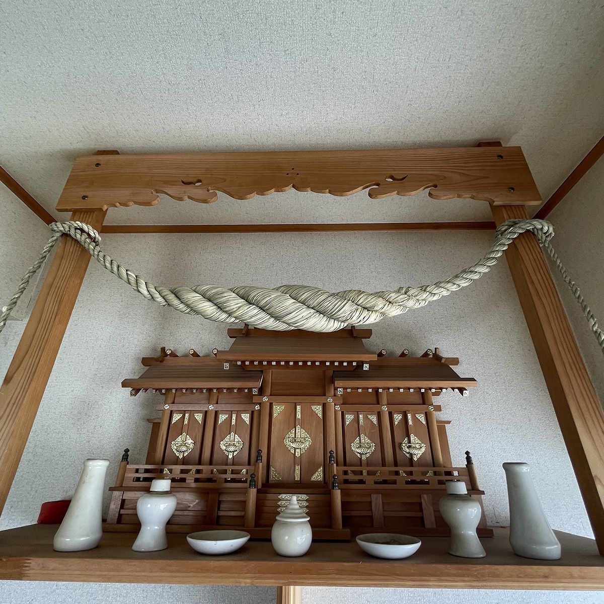 しめ縄 3尺 中太〆 神棚用（御幣付き） - メルカリ