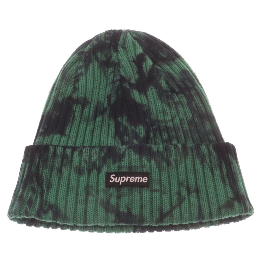 Supreme オーバーダイビーニー　Splatter Green ネコポス送料無料☆24SS Supreme Overdyed Beanie Splatter