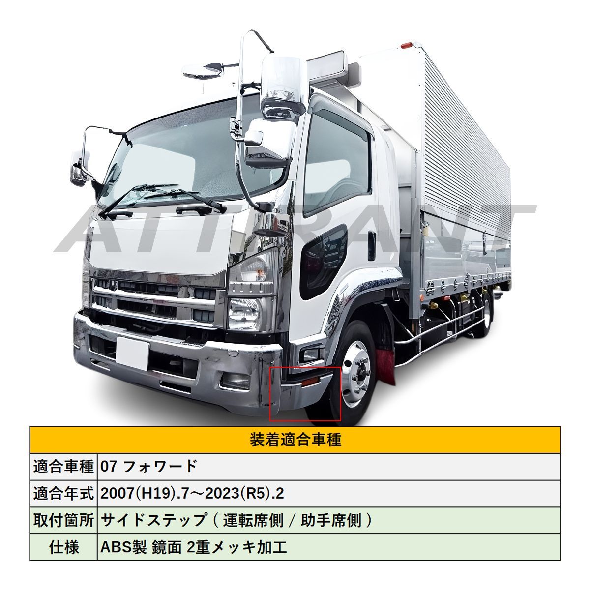 イスズ 320フォワード ステップ ステップスカート セット いすず 本州