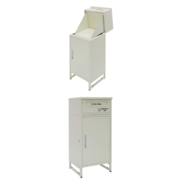 大容量＆防水 宅配ボックス ダイヤル式 大型 置き型 ポスト投函 レターパック対応 戸建て 後付け 盗難防止 2段ダイヤル 一体型 おしゃれ アイボリー＆ナチュラル