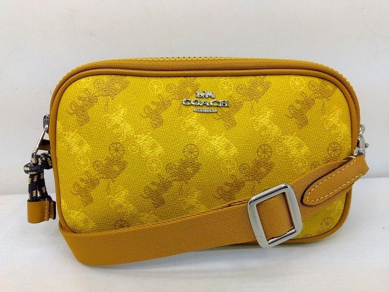 s25g-565k【中古】COACH コーチ マルチホース アンド キャリッジ