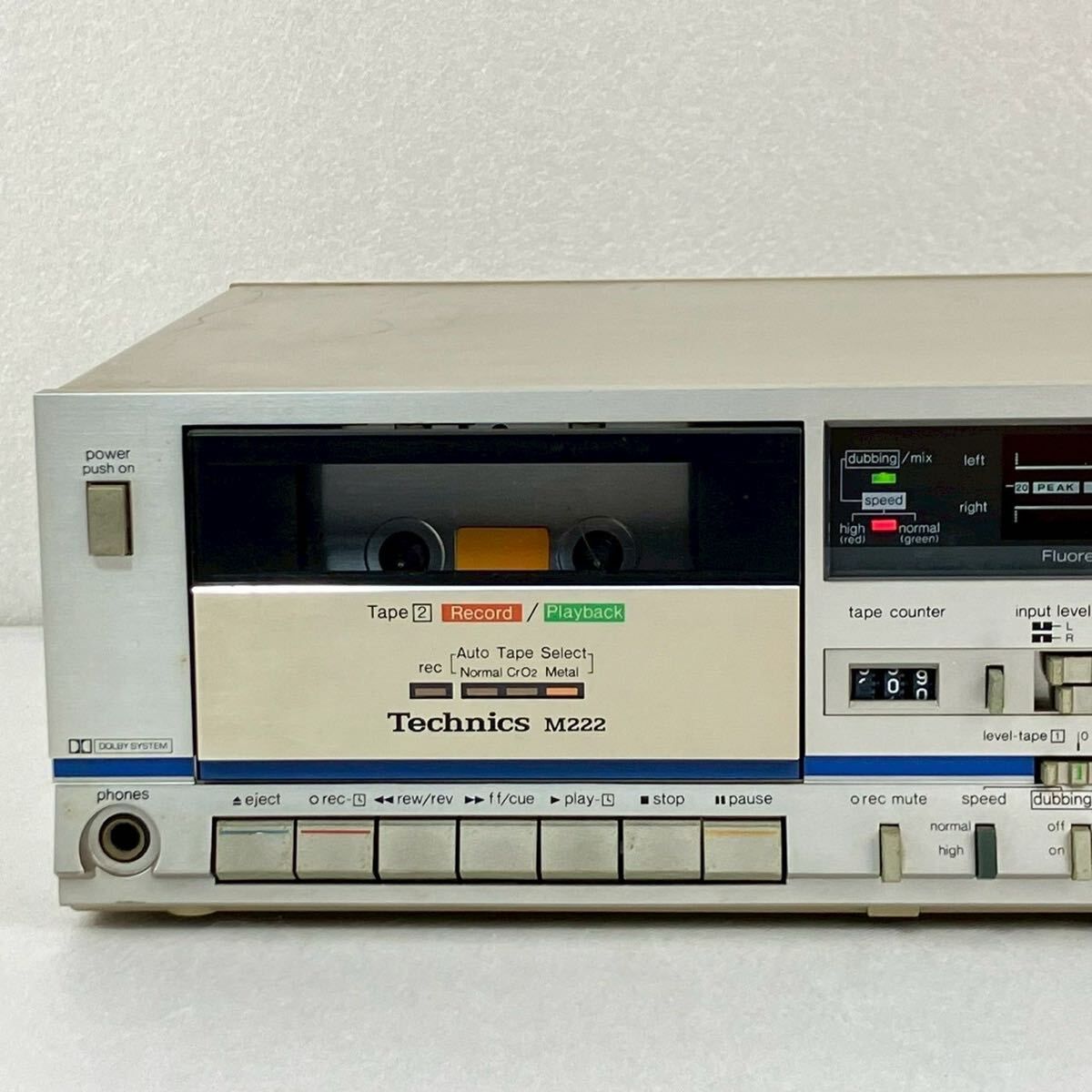 ☆ Technics テクニクス RS-M222 カセットデッキ 中古 現状品 240607Y3342