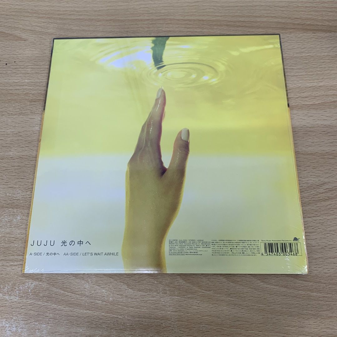 ▲01)【同梱不可】【未開封】JUJU/光の中へ/LET’S WAIT AWHILE/AIJL 5234/12インチレコード/国内盤/A △01)【同梱不可】【未開封】JUJU/光の中へ/LET'S WAIT AWHILE