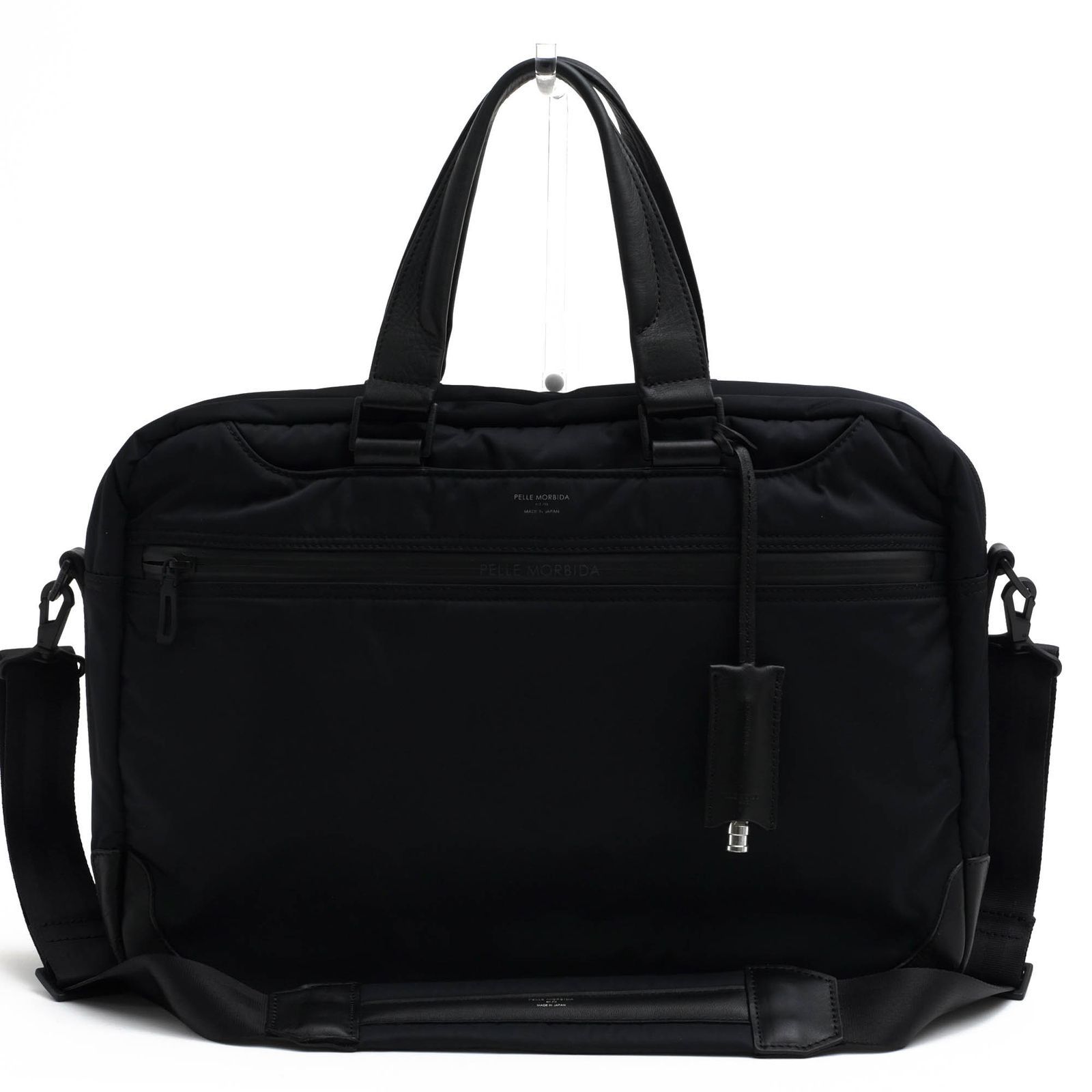 Pellemorbidaビジネスバッグ 紺 レザー 良品】ペッレモルビダ ビジネス