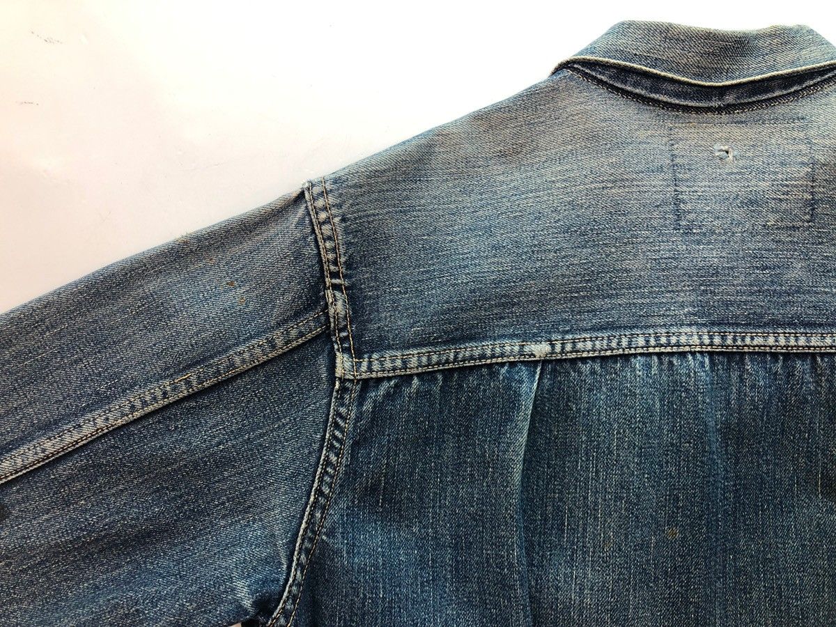 リーバイス Levi's 506XX 1st original vintage denim jacket 40's~50's ファースト オリジナル ヴィンテージ デニムジャケット 片面タブ シンチバック 青 ジャケット 無地 ブルー 104MT-88