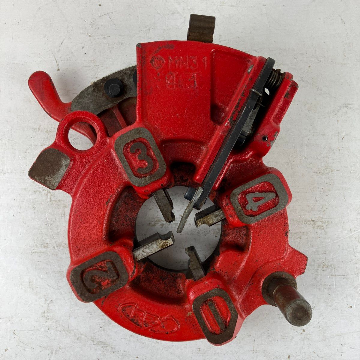 ЗЗREX レッキス 自動切上ダイヘッド チェーザ付 1-1 1 2 レッド