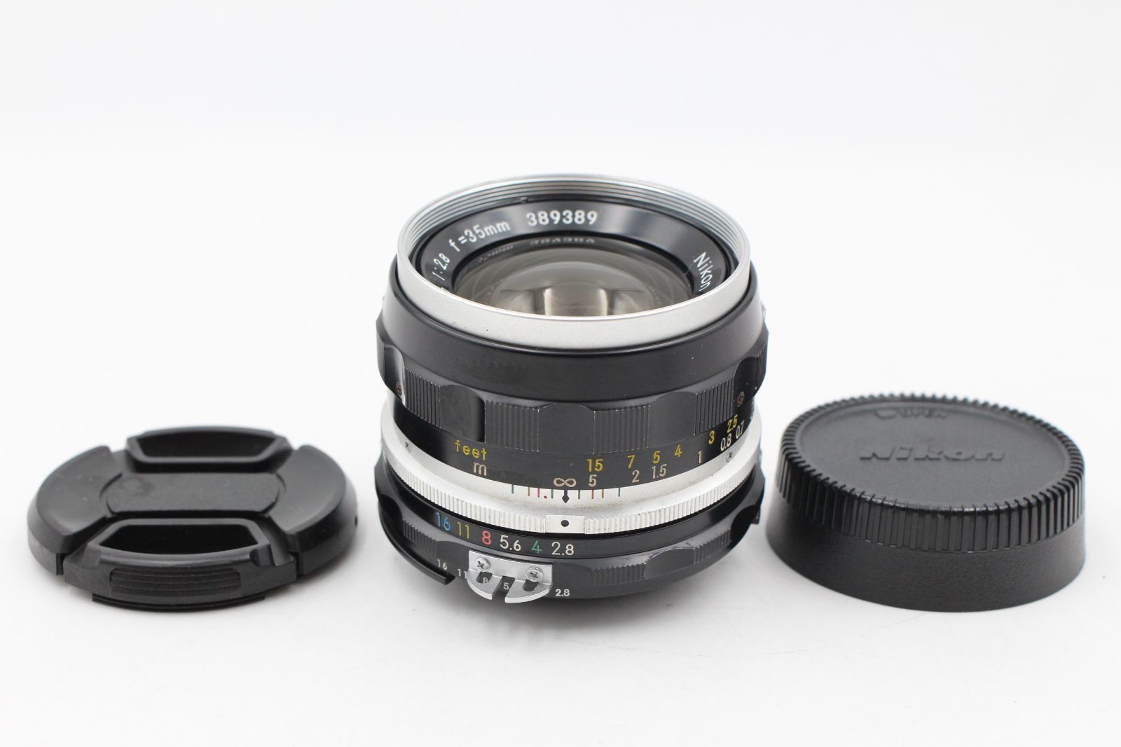 極上品☆ニコン Nikon NIKKOR-S Auto 35mm F2.8 Ai改 レンズ ###13322