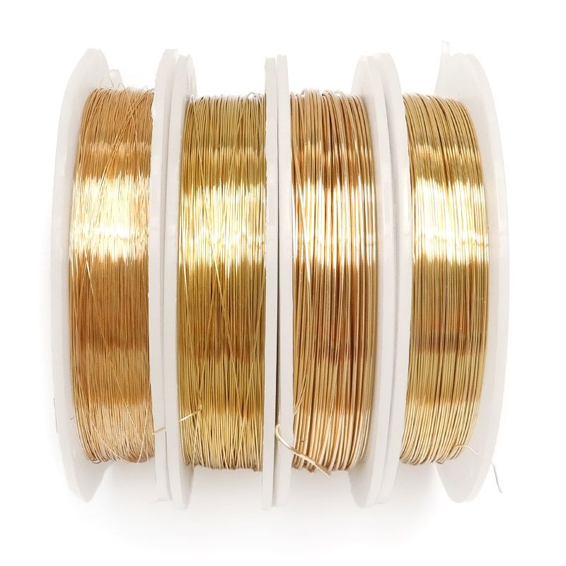 22GA️カラーワイヤー️シルバー️0.6ミリ️6.5メートル アーティ