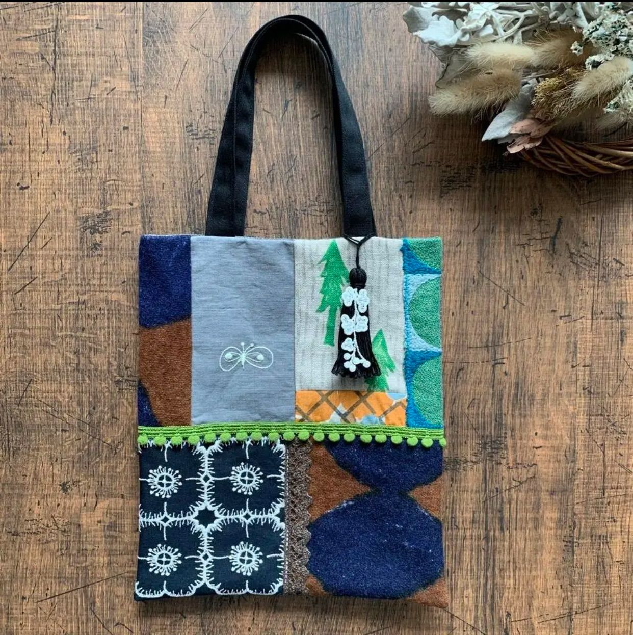 ミナペルホネン＊パッチトート✂️ハンドメイド ミナペルホネン