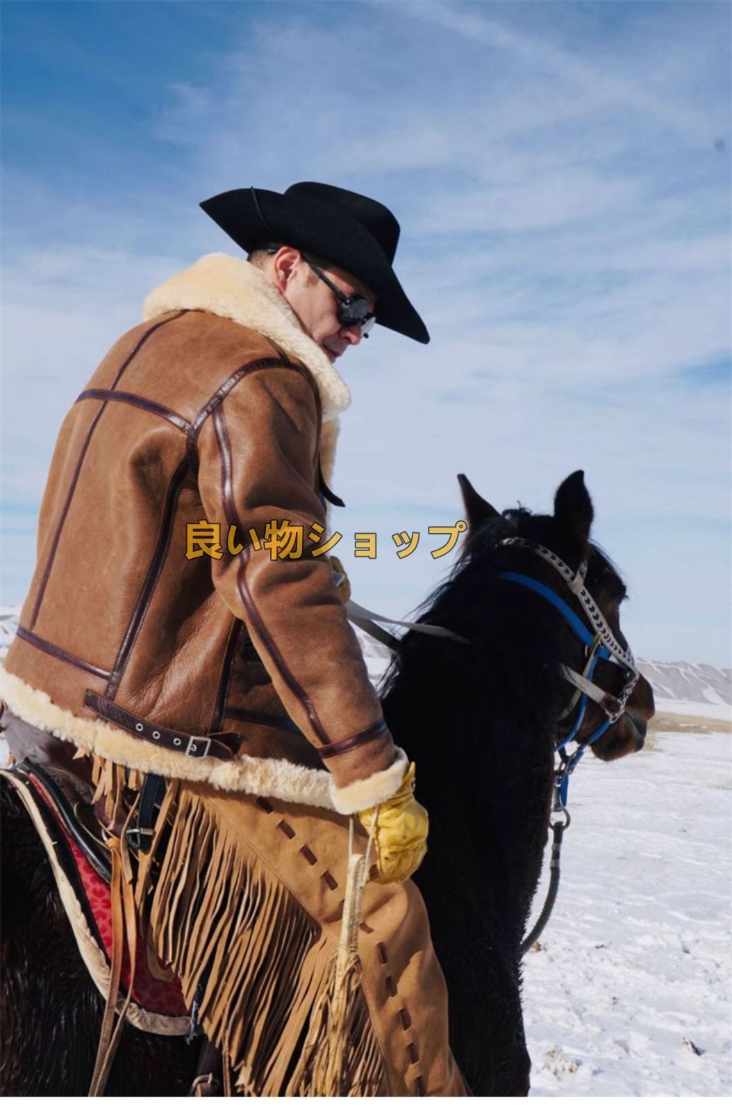 ボンバーイタリアンレザー