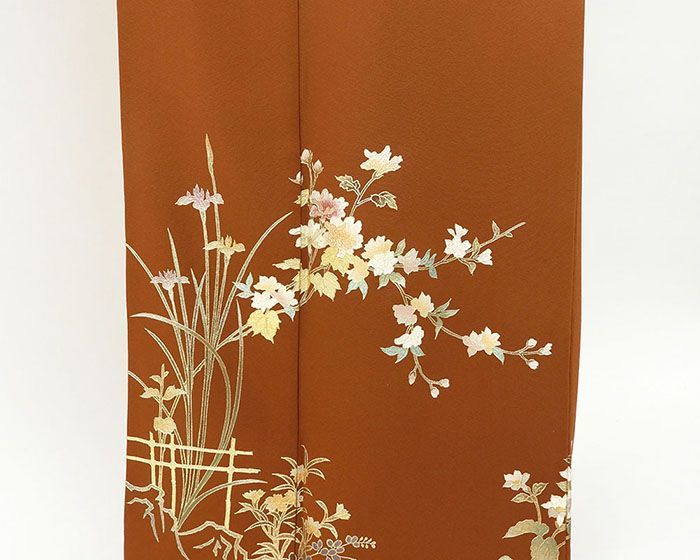 【未使用品】和田光正 落款入り 訪問着（身丈160cm／裄62.5cm） 訪問着 正絹 金彩友禅 和田光正作 身丈162.5cm 裄丈62.5cm 訪問
