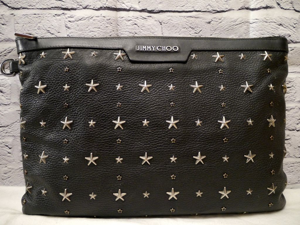 ☆JIMMY CHOO ジミーチュウ DEREK マルチスタッズ クラッチバッグ