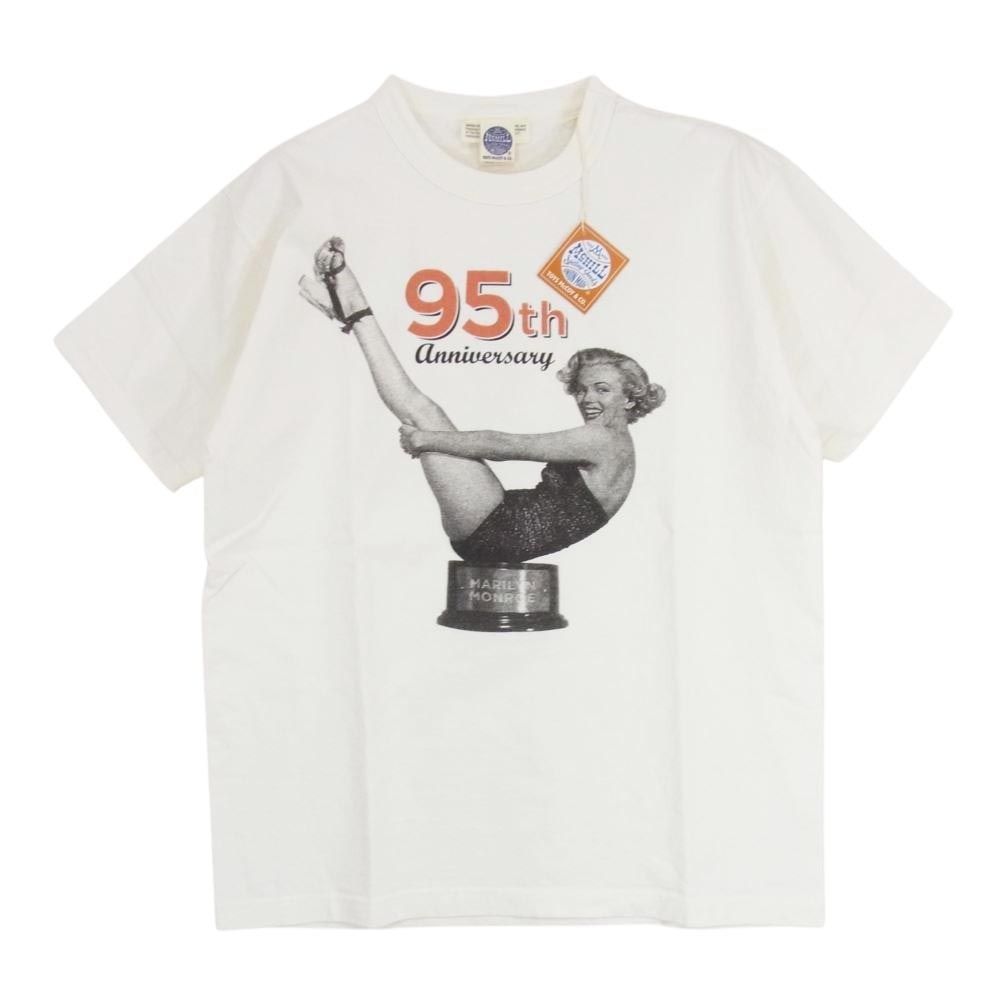 TOY'S McCOY トイズマッコイ TMC2239 95th ANNIV. MARILYN MONROE TEE SHIRT マリリン モンロー  半袖 Tシャツ ホワイト系 M【中古】