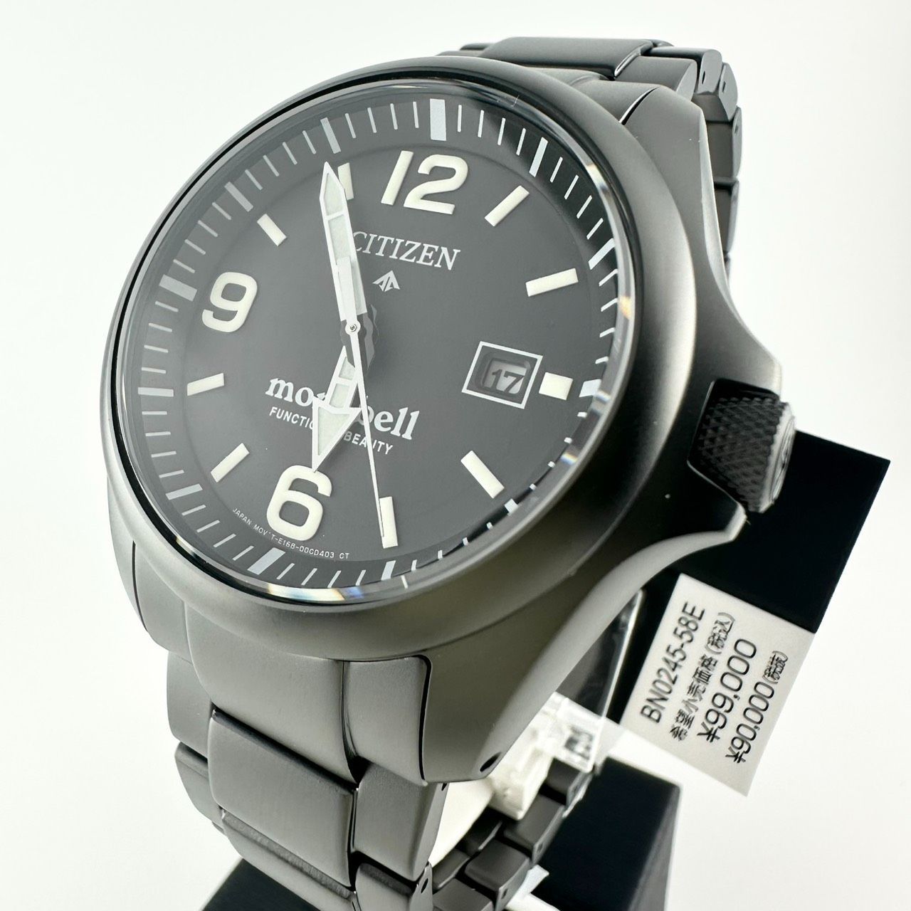 シチズン CITIZEN 腕時計 プロマスター モデル PROMASTER×mont-bell 20気圧 防水 BOX付 光発電エコ ドライブ アウトドア ソーラー 黒 BN0245-58E メンズ ブラック