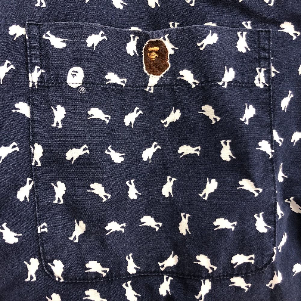 02w17899 アベイシングエイプ A BATHING APE ネイビー M メンズ