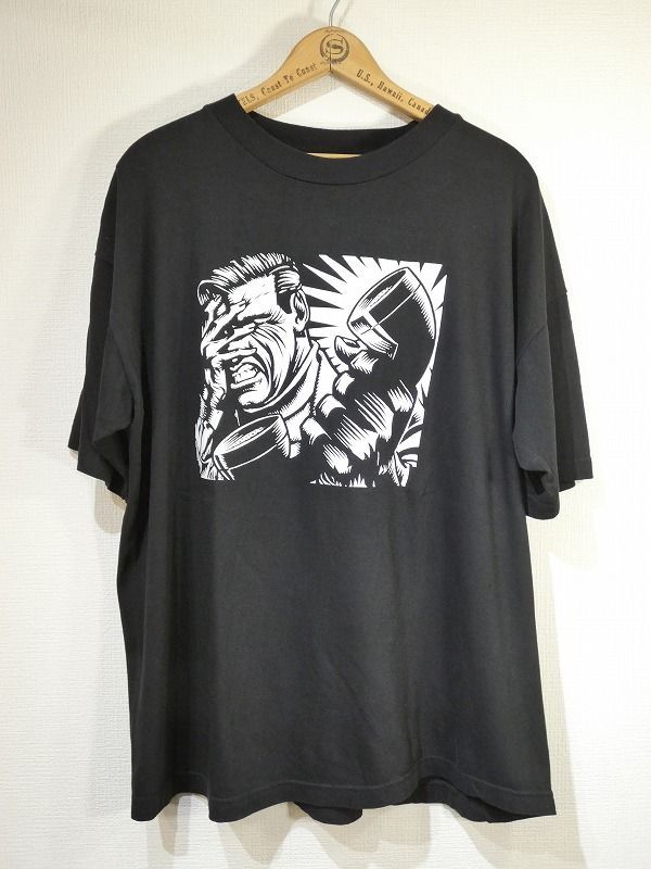 DEAD STOCK 90s 1996 ビンテージ KMFDM RULES アメコミ風 アルバム バンド ロック Tシャツ XL 80s 00s USA EU