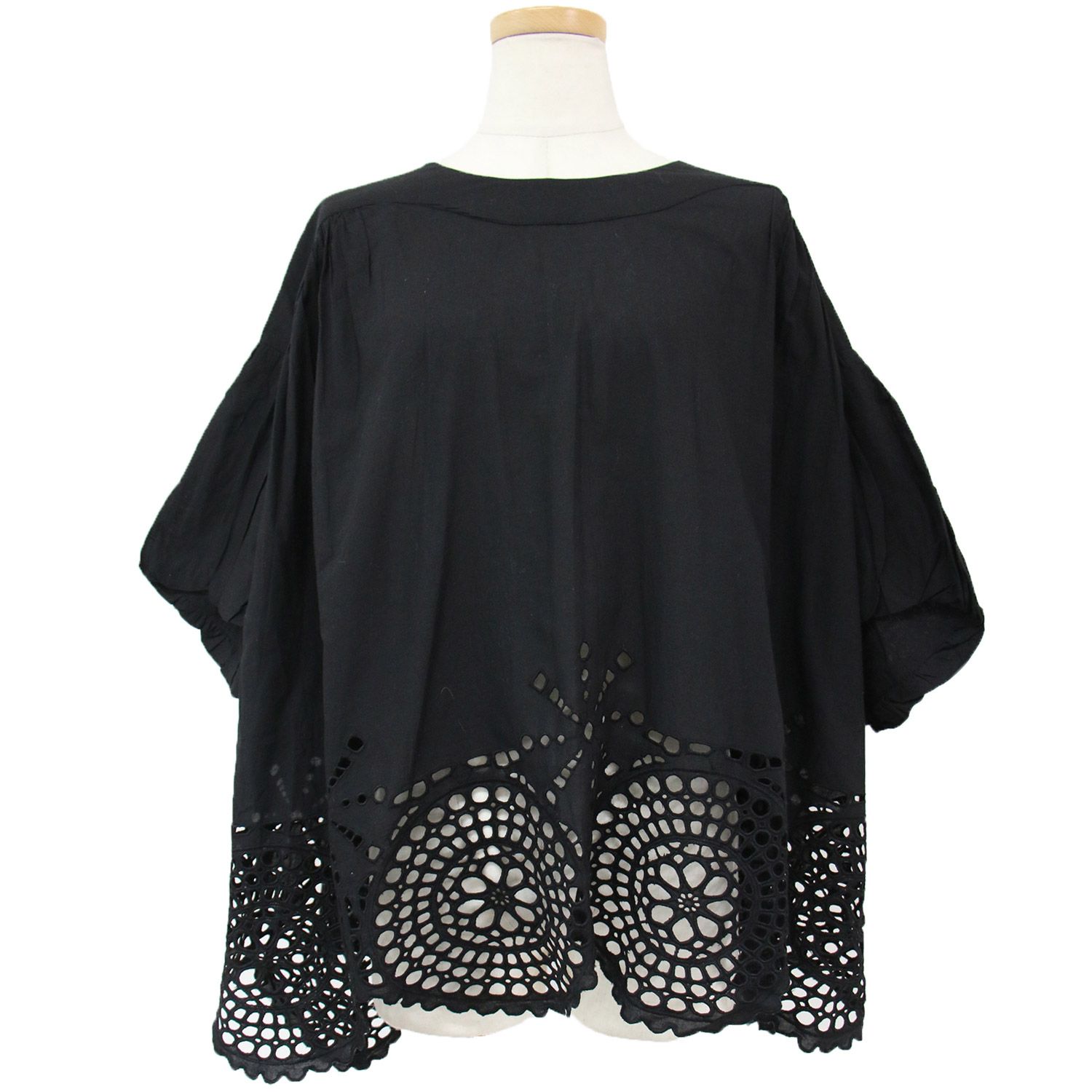 新品 Cloth&Cross クロス＆クロス AAYUSHI アユーシ ブラウス ブラック 