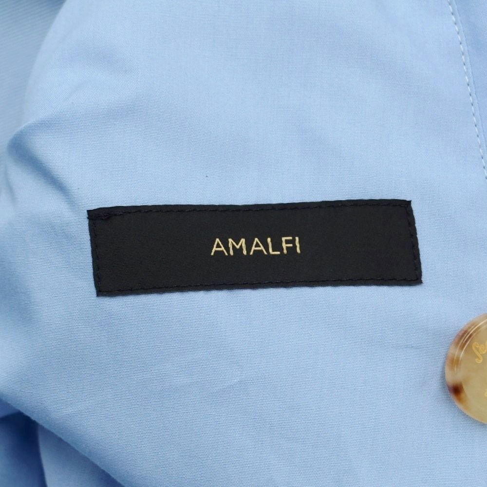 【新品アウトレット】シーラップ Sealup 2022年春夏 AMALFI DB COAT ツイルコットン ピーコート ライトブルー【サイズ50】【メンズ】