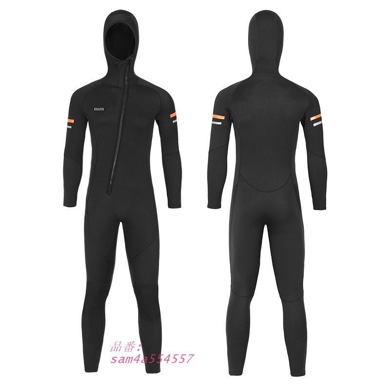 メンズ 1.5MM ウェットスーツ フルスーツ ストレッチ ネオプレーン 夏用 保温 日焼け対策 フロントジップ サーフィン ダイビング am4a554557