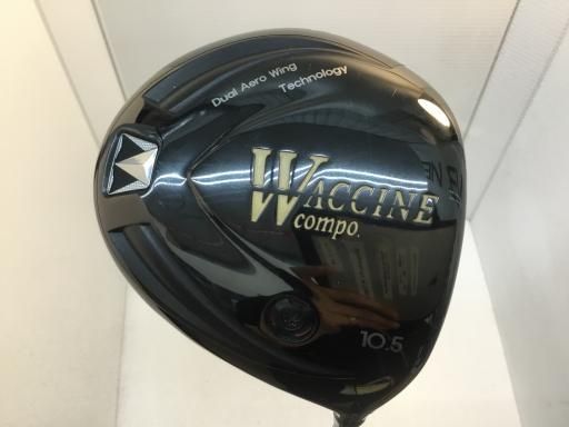 グラビティー WACCINE compo. ブラック 10.5° ドライバー DR 純正特注シャフト フレックスR メンズ 男性用 右利き 右用 Cランク ゴルフクラブ