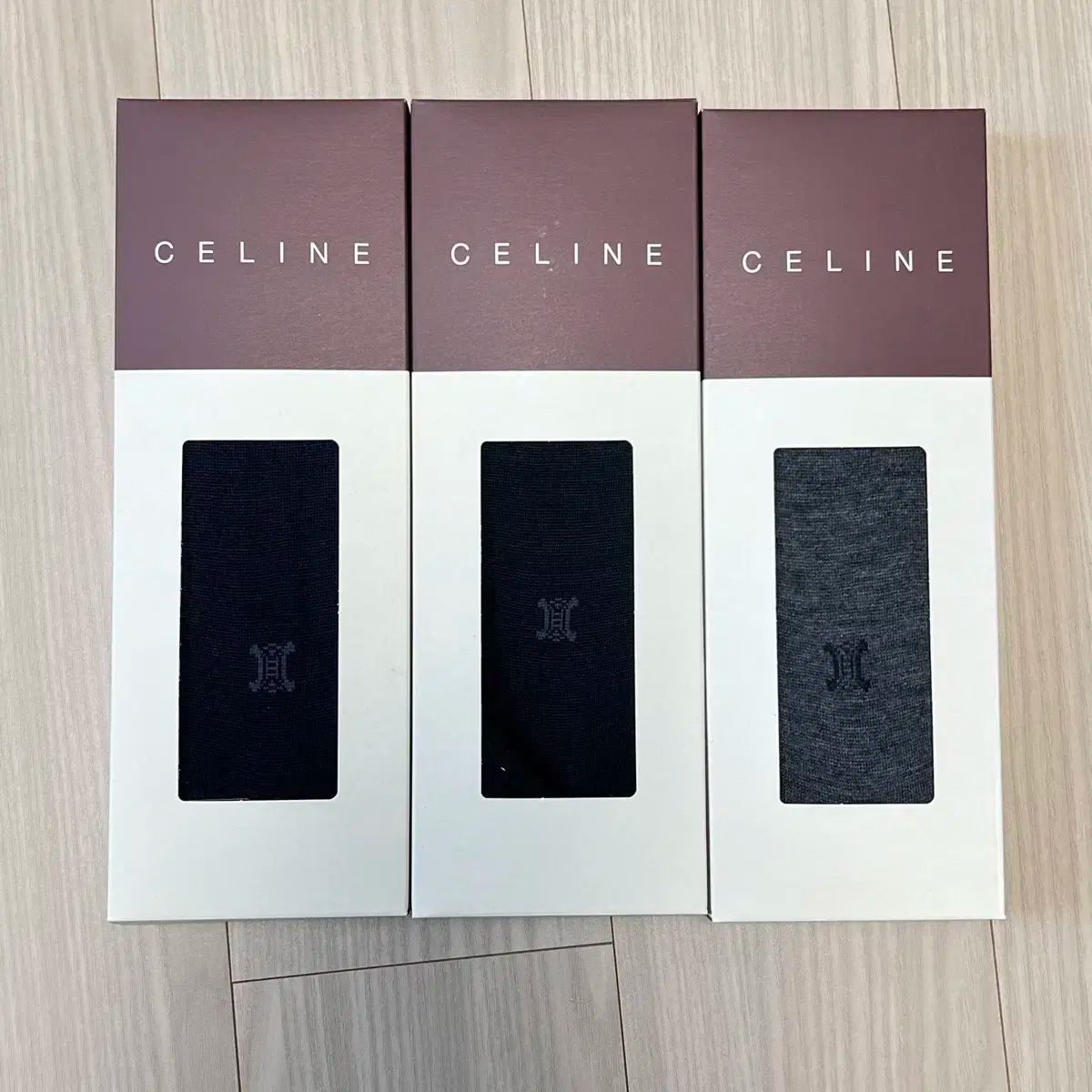 Celine セリーヌ メンズ 靴下 3 犬 セット