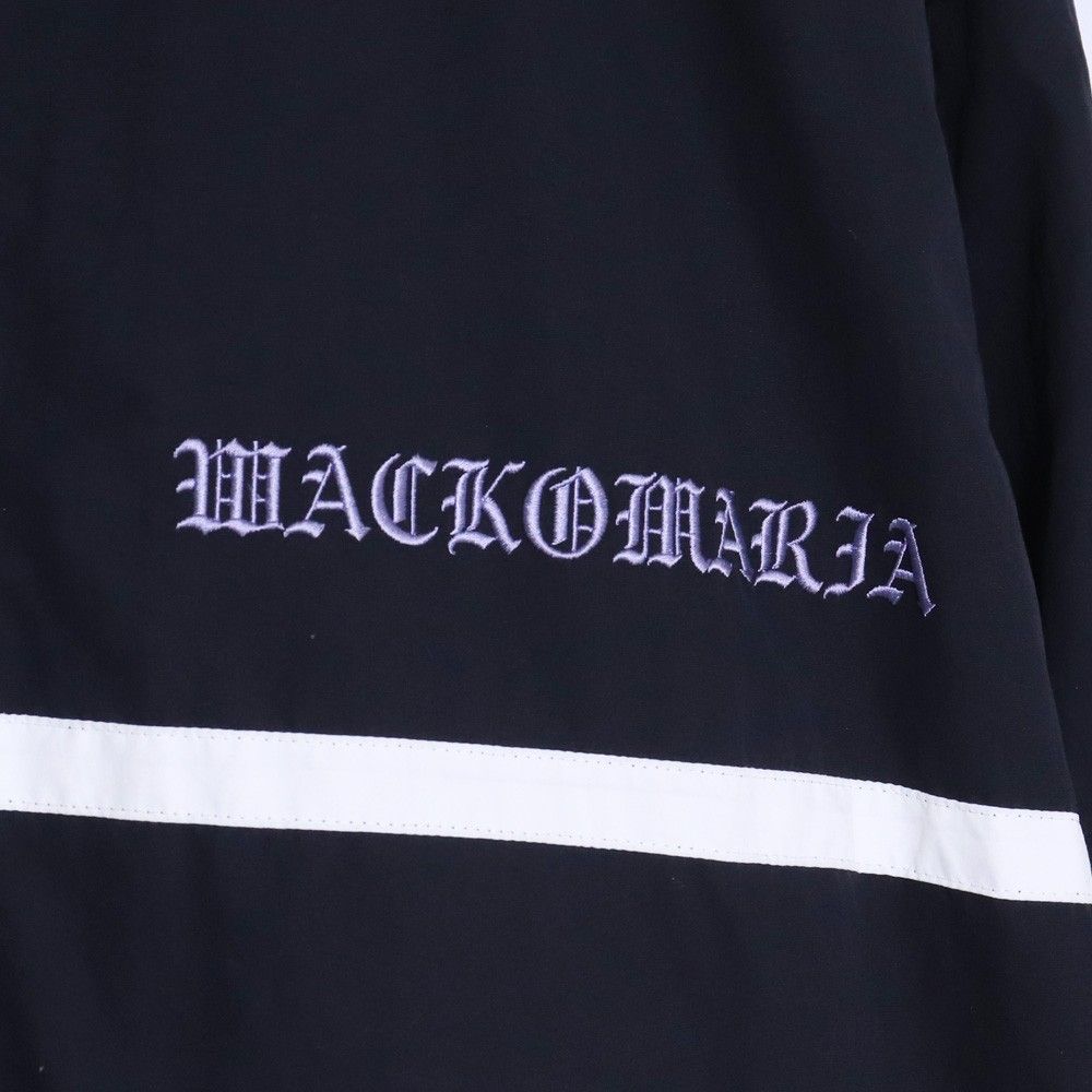 WACKO MARIA NYLON TRACK JACKET Sサイズ ブラック 24FW-WMO