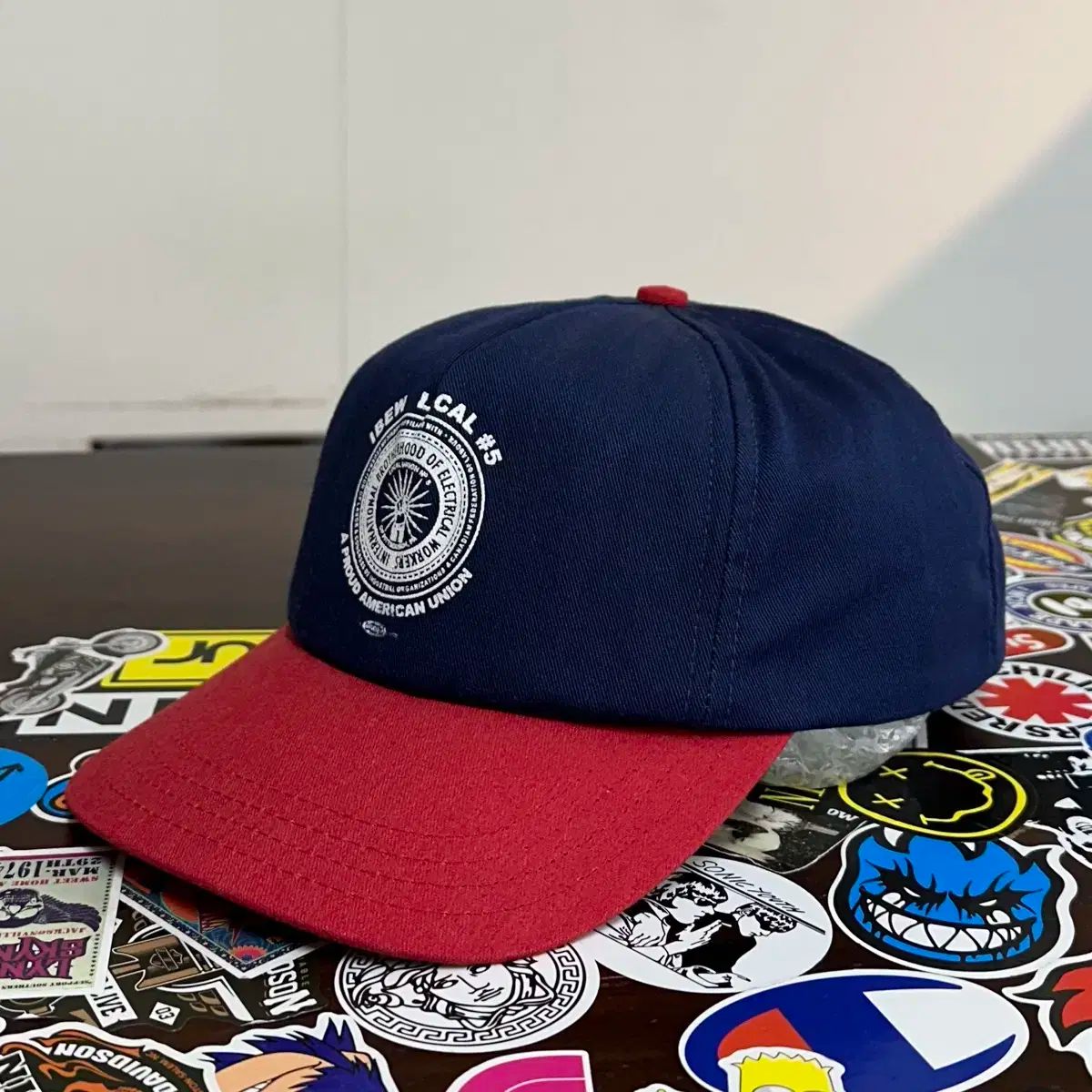 00s USA IBEW 5 パネル キャップ ヴィンテージ ボールキャップ