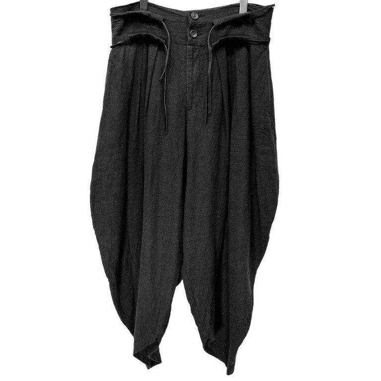 ROGGYKEI LINEN ZERO PANTS Ⅲ キップレザーベルトリネンゼロパンツ3