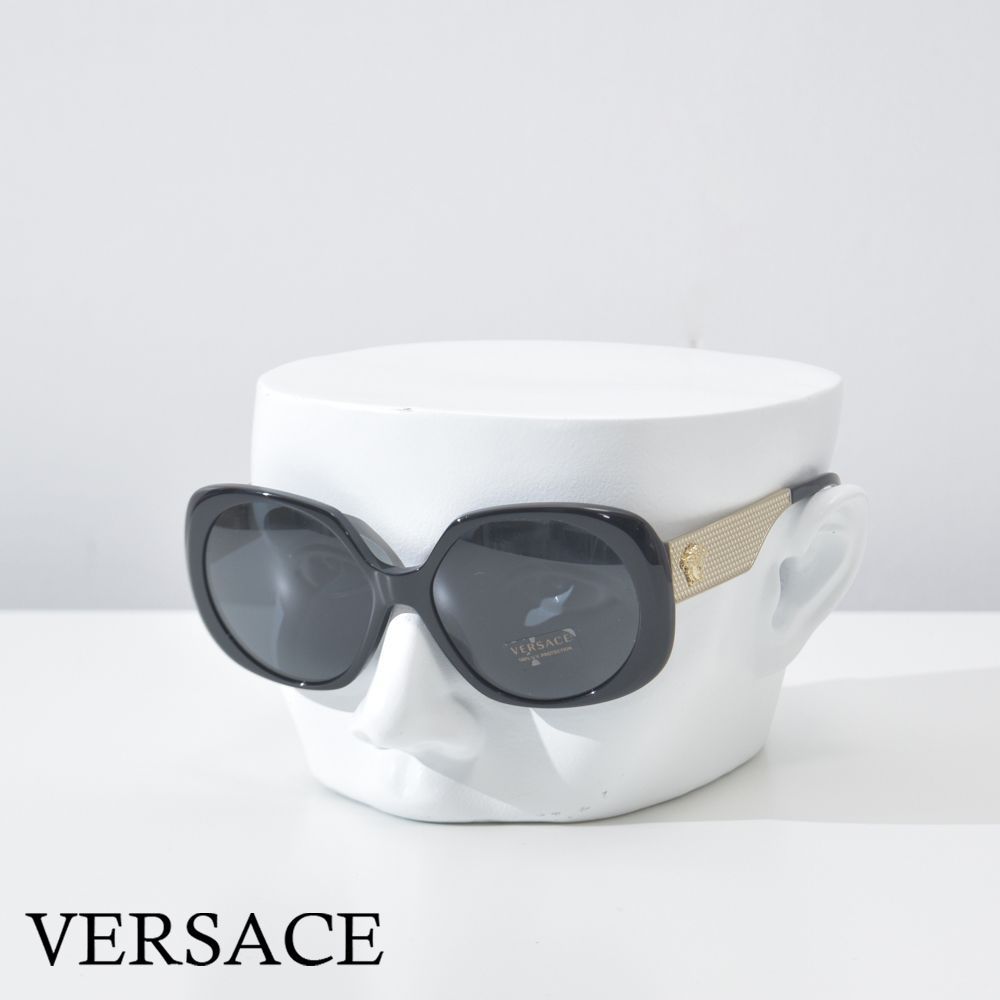 ヴェルサーチ サングラス メデューサ レディース ブラック ゴールド ブランド VERSACE ベルサーチ ハイブランド 黒 かっこいい VE4331-GB1/87