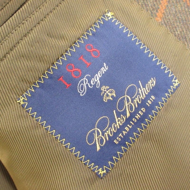 未使用 Brooks Brothers ブルックスブラザーズ テーラードジャケット 19-15-9853 ウールカシミヤ ブラウン 40 70015791