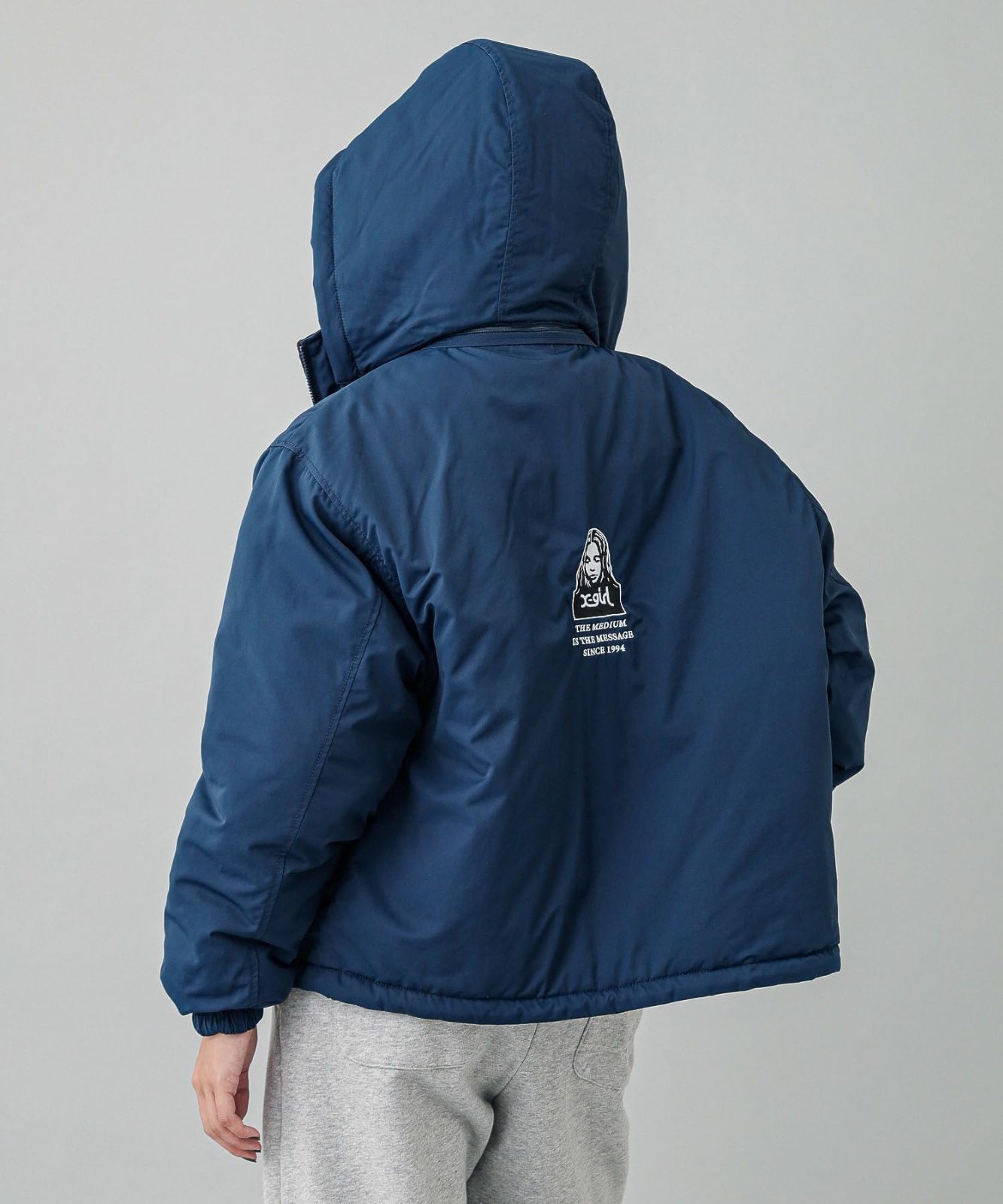 JACKET EMBROIDERY REVERSIBLE レディース ジャケット エックスガール NEXPOTALLINN_EU