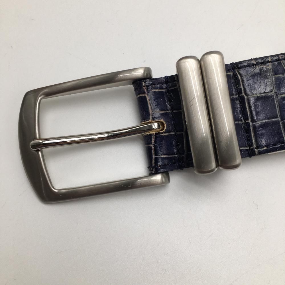 ☆SALE価格☆ゾーイ ベルト ネイビー 型押し メンズ ゴルフウェア ZOY