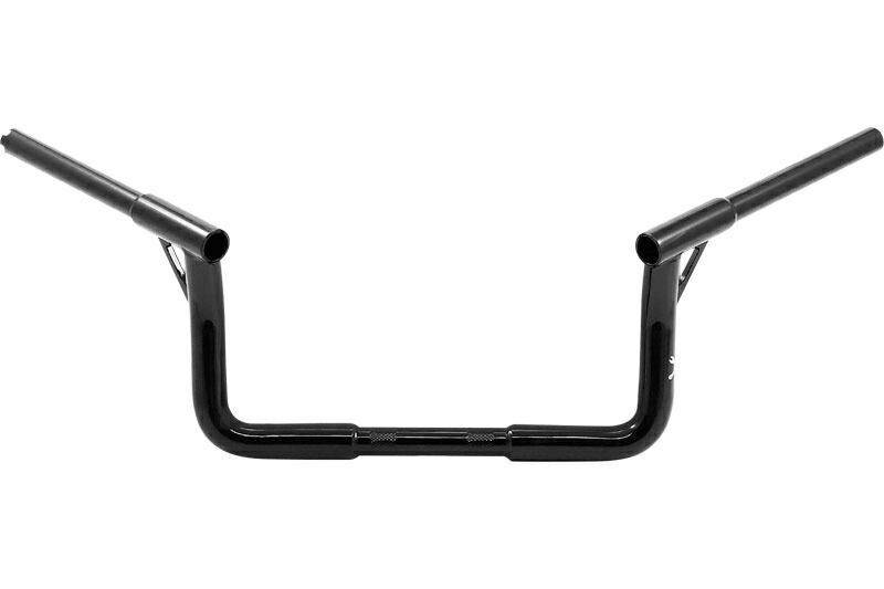 1-1/4インチ LOUIE B ハンドルバー：グロスブラック/8インチ/1986～24年FLHT、FLHX
