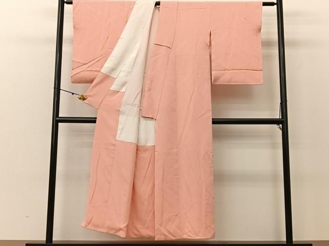 平和屋着物■上質な色無地　風景地紋　虹色　正絹　逸品　AAAS0400sx 平和屋着物○上質な色無地 人物風景地紋 虹色 正絹 逸品 未