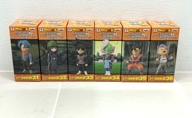 ドラゴンボール超 ワールドコレクタブルフィギュア vol.6 全6種コンプ 未開封【G1488-007】106 ドラゴンボール超 ワールドコレクタブルフィギュア vol.6 全6種
