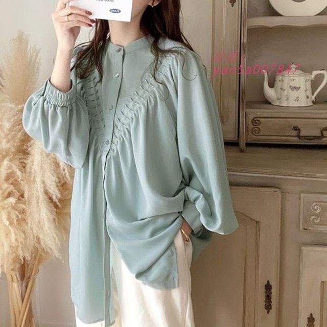 シャツブラウス レディース