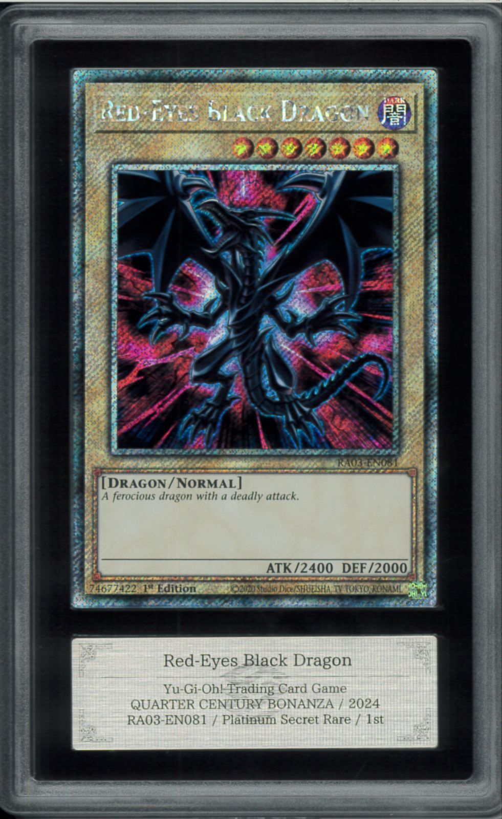 【PSA10】レッドアイズブラックドラゴン PAC1-JP031 遊戯王 ARS 第11期/PAC1-JP031 真紅眼の黒竜【シークレットレア】 | 遊戯王