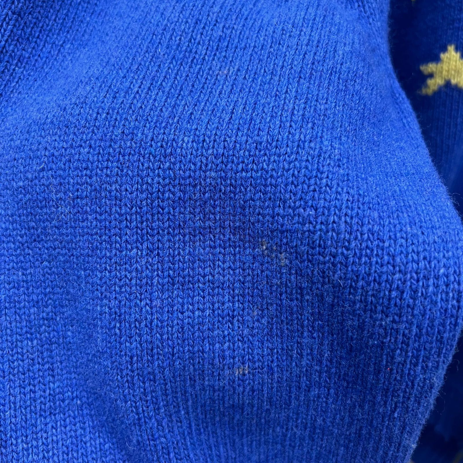 VETEMENTS ヴェトモン17AW WAH18KN2 サークルスターダメージ加工