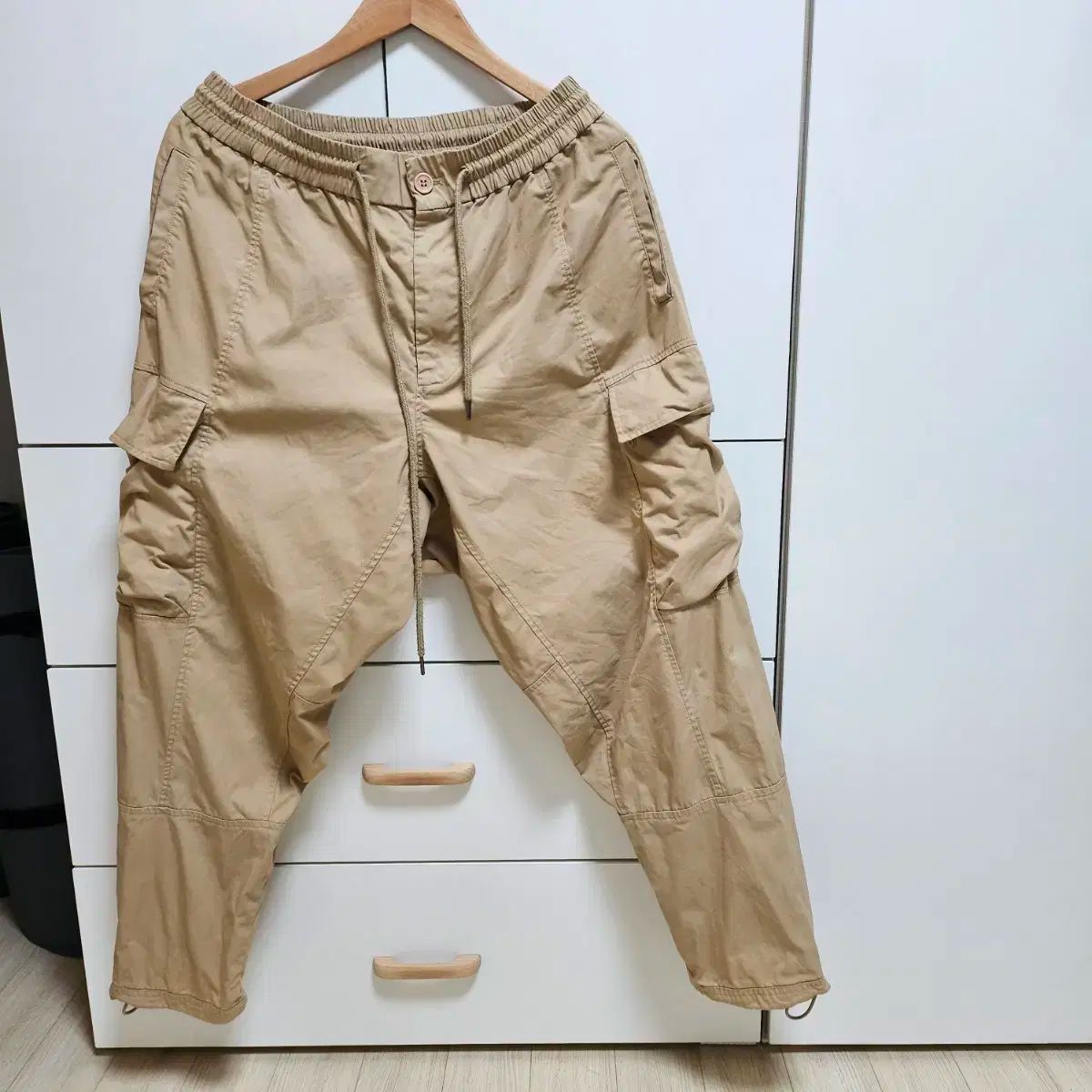 STARTER ベイジ カーゴ コットンパンツ M サイズ