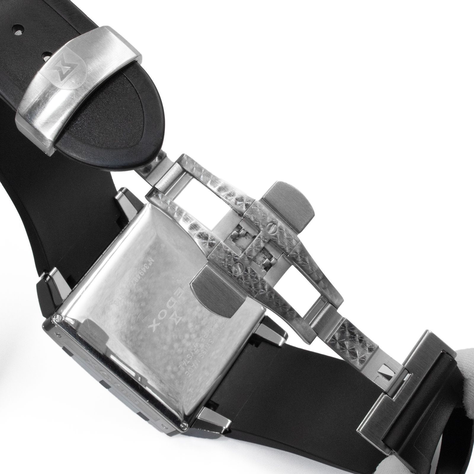 エドックス 腕時計 メンズ クラスロイヤル 黒 スクエア型 クロノグラフ ロゴ エドックス 腕時計 メンズ クラスロイヤル 黒 スクエア型 クロノグラフ