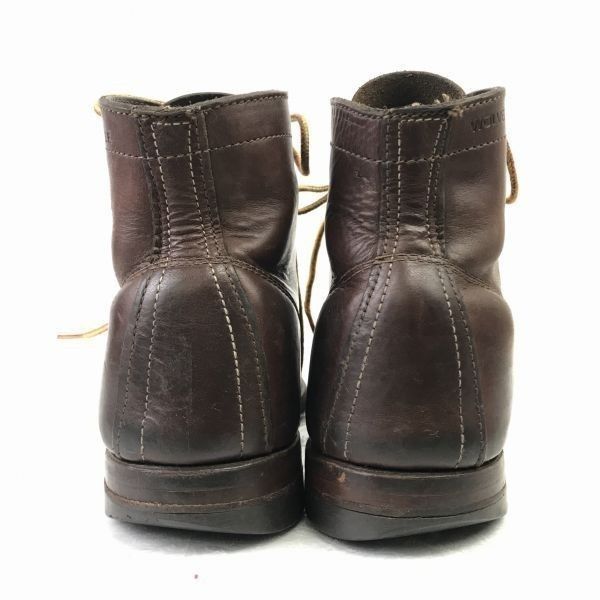 希少Vintage 　ウルヴァリン　1000マイルブーツ　25.5-26.0-26.5程度〈ブラウン/茶/BROWN〉クロムエクセルレザー　WOLVERRIN 1000MILE　WB27-2 希少Vintage ウルヴァリン 1000マイルブーツ 25.5-26.0-26.5程度〈茶