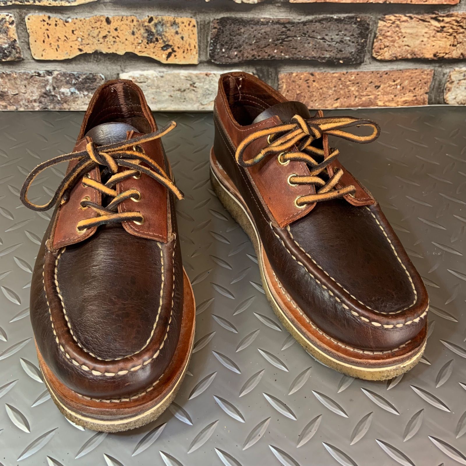 ☆ラッセルモカシン Fishing Oxford US8.5E 26.5cm (25B7-RUSS