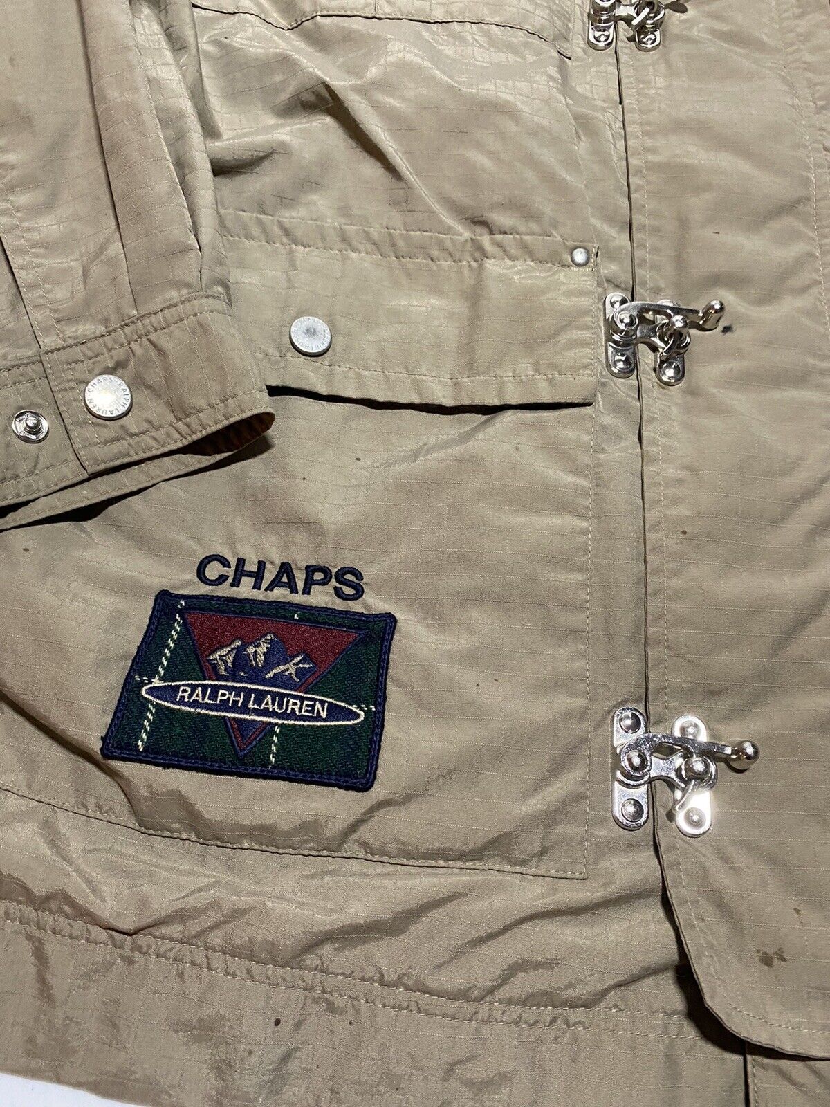 ✨激レア✨CHAPS RALPH LAUREN ファイヤーマンジャケット L CHAPS /Ralph Lauren】80〜90's ファイアーマンジャケット
