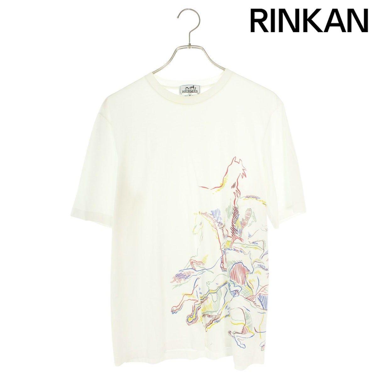 エルメス ホースプリントTシャツ メンズ XS 【2/27～3/18 タイムセール】