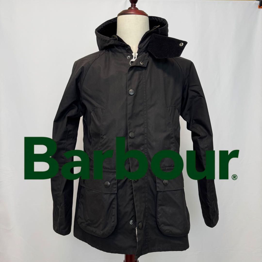 Barbourバブアー フーデッド ビデイル ジャケット ブラック