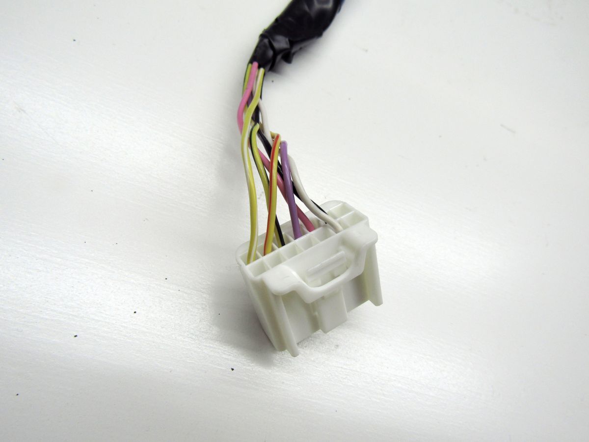 フィット GP5 純正 左 ドアミラー 手動 パール T5A (n019112) ホンダ GP5 フィット ハイブリッド 純正 左 ドアミラー 7P パール