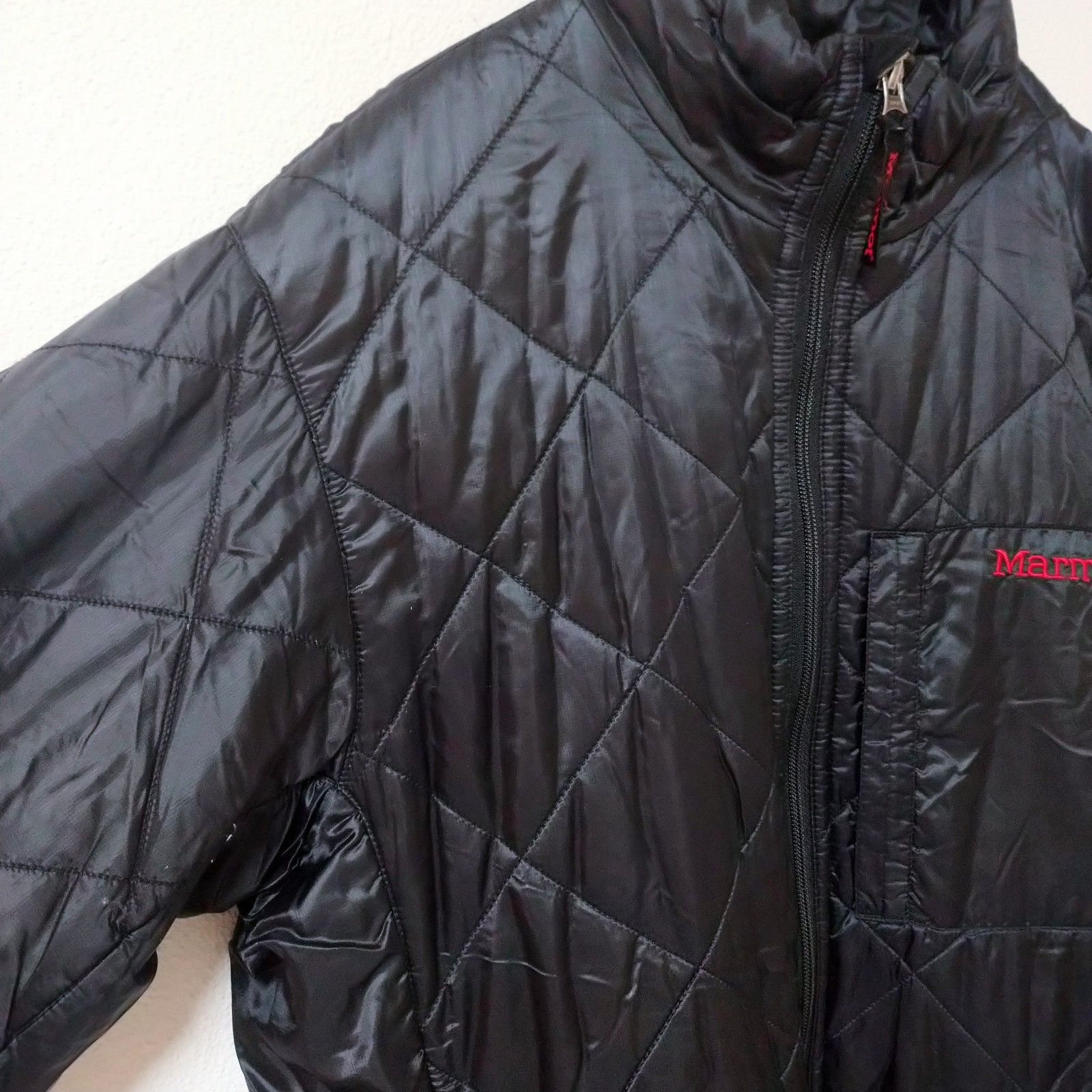 Marmot】マーモット ナイロンジャケット ジャケット L 黒 ブラック 