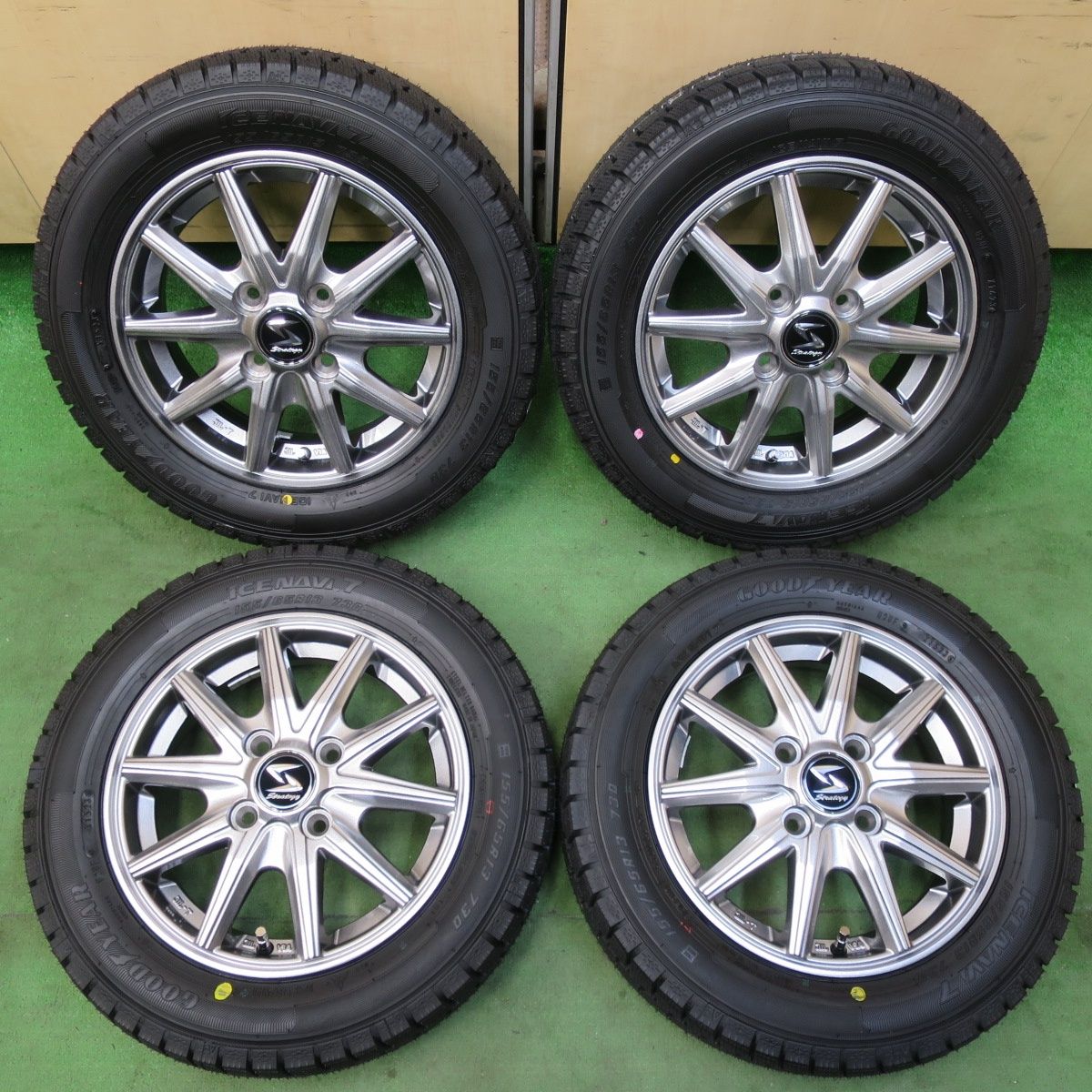 未使用！23年☆スタッドレス 155/65R13 グッドイヤー アイスナビ7 